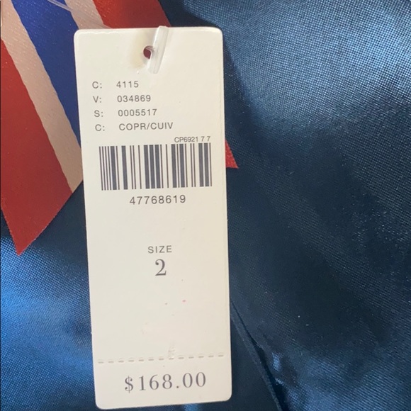 Anthropologie Silk Lined Blazer NWT SZ02 - Picture 5 of 5